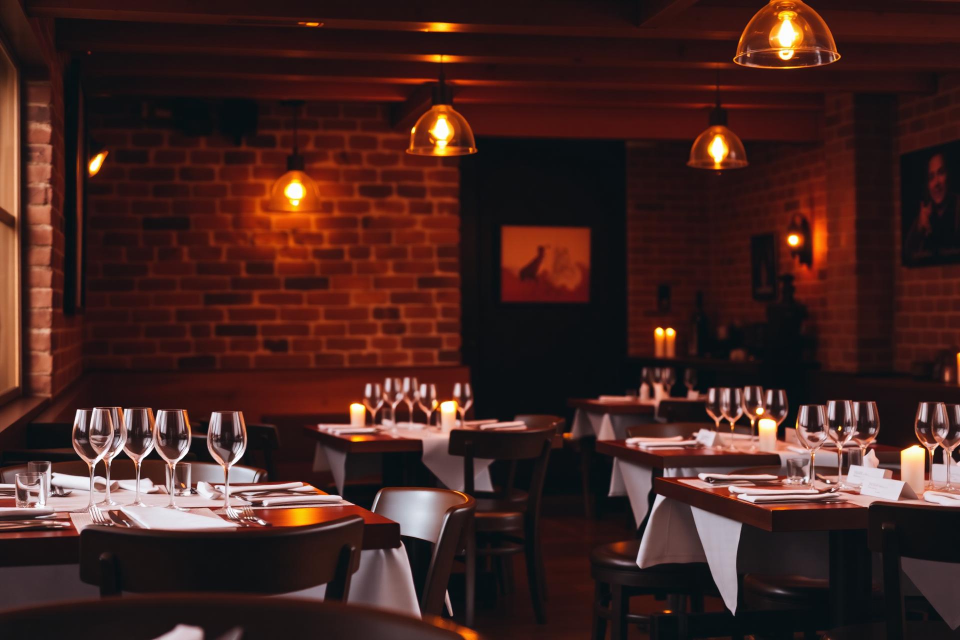 Interior of Mario's Italian Kitchen dining room